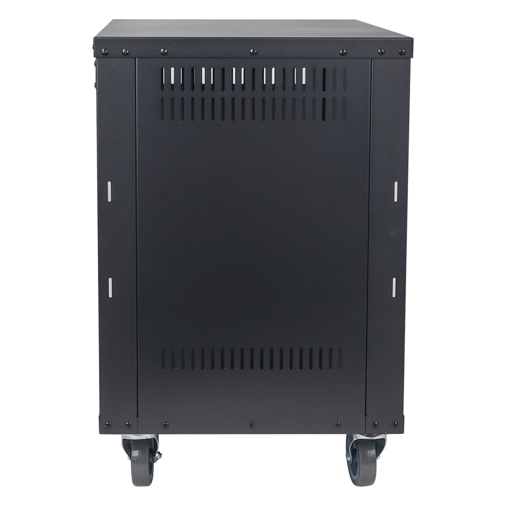 STRK-M12UWD | 12U Universal Steel Rack, w/ Mesh Doors