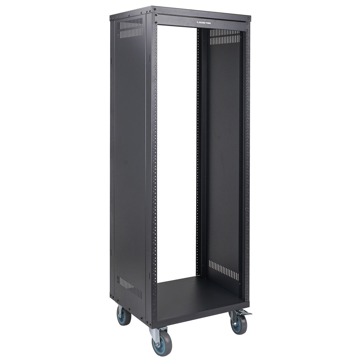 Strek Viewing Rack STRK-M30U | 30U Universal Vented Steel Equipment Rack, A/V, Server ...