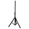 Sound Town STSD-48B | Universal Tripod Speaker Stand with Adjustable Height, 35mm Compatible Insert, Locking Knob and Shaft Pin, Black