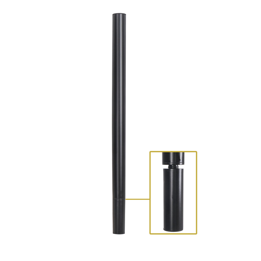 Sound Town STSD-ADM20B-PAIR-R 2-pack Subwoofer/Speaker Extender Poles with M20 Threaded Lower End and 35mm Adapter, Black, Refurbished - Attachment