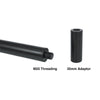 Sound Town STSD-ADM20B-PAIR-R 2-pack Subwoofer/Speaker Extender Poles with M20 Threaded Lower End and 35mm Adapter, Black, Refurbished - Universal