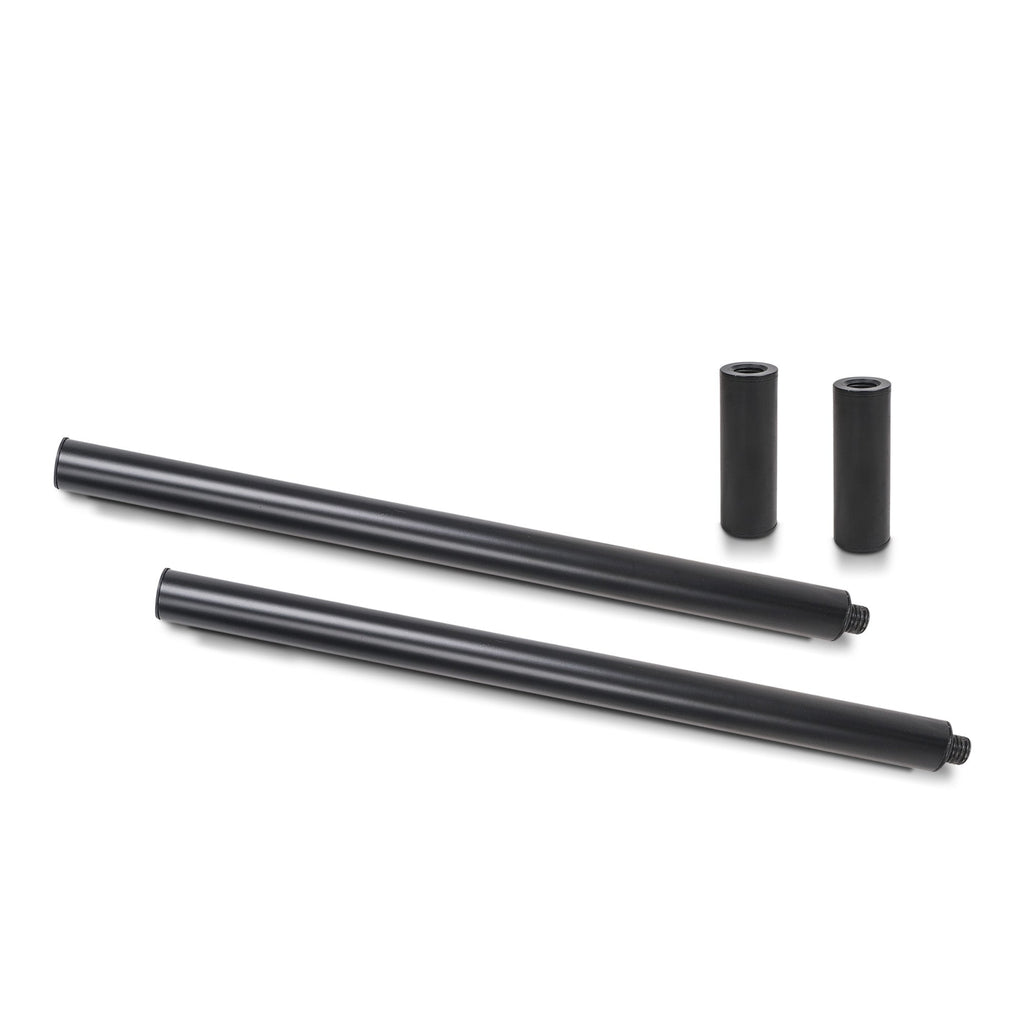Sound Town STSD-ADM20B-PAIR-R 2-pack Subwoofer/Speaker Extender Poles with M20 Threaded Lower End and 35mm Adapter, Black, Refurbished