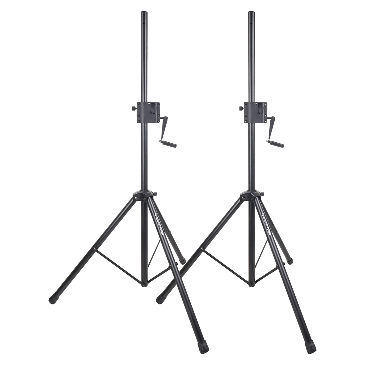 STSDA-78CU-PAIR | 2-Pack Crank-Up Speaker Stands w/ Pole