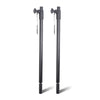 Sound Town STSDA-ADM54B-PAIR-R 2-pack Subwoofer/Speaker Poles with Adjustable Height, M20 Threaded Lower End & 35mm Adapter, Black, Refurbished