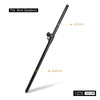 Sound Town STSDA-M54B-R 2-pack subwoofer mounting poles with M20 threaded mounting inserts, Refurbished - Diameter
