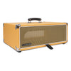 Sound Town STVRC-3OR Vintage 3U Amp Rack Case, 12.5" Depth with Rubber Feet, Dust Cover, Kickstand, Orange - Right Panel
