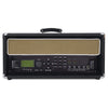 Sound Town STVRC-4BK Vintage 4U Amp Rack Case, 12.5" Depth with Rubber Feet, Dust Cover, Kickstand, Black with Amp