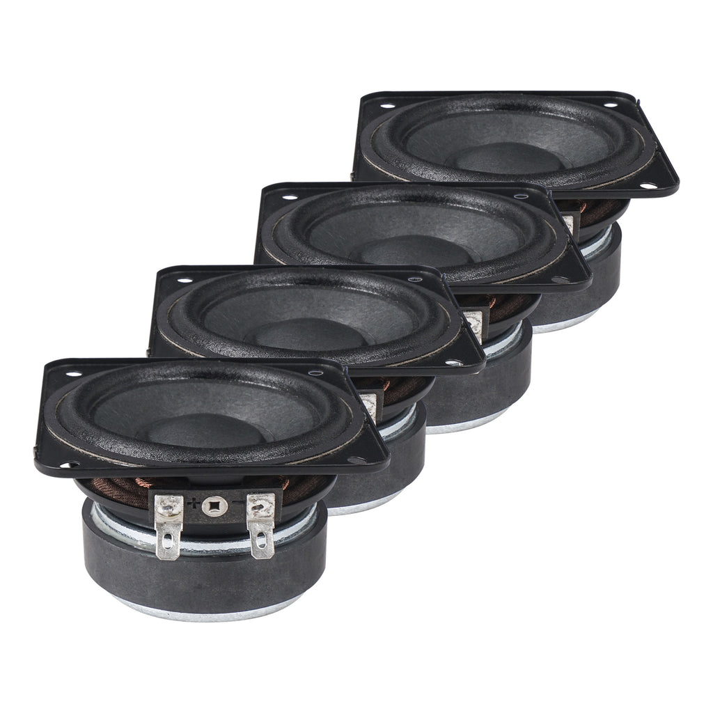 Sound Town STWF-3-4PACK 3" Full-Range Replacement Drivers, for PA/DJ and Column Speakers - 4-Pack