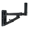 Sound Town STWSD-048B-R Pair of Adjustable Wall Mount Speaker Brackets with 180-degree Swivel, Refurbished - surface mount
