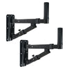 Sound Town STWSD-048B Pair of Adjustable Wall Mount Speaker Brackets with 180-degree Swivel