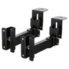 Sound Town STWSD-50R-PAIR-R 2-Pack Adjustable Wall Mount Speaker Brackets with 180-degree Swivel, 28-degree Tilt Adjustment, Speaker Connectors, Refurbished - Surface Mounting
