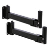 Sound Town STWSD-50T-PAIR 2-Pack Adjustable Wall Mount Speaker Brackets with 180-degree Swivel, 30-degree Angle Adjustment - Surface Mounting