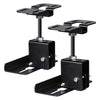Sound Town STWSD-C30-PAIR 2-Pack Adjustable Ceiling Mount Speaker Brackets with Swivel, 30-degree Tilt Adjustment - 360-degree Swivel