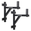 Sound Town STWSD-F15A-PAIR 2-Pack Wall-Mount Speaker Brackets, Fits 35mm Speaker Mounts - Surface Mount