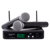 Sound Town SWM10-METIS115-S1 Professional Dual-Channel UHF Wireless Microphone System, for Church, Business Meeting, Outdoor Wedding and Karaoke - Ultra-High Frequency, 540MHz - 587MHz