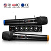 Sound Town SWM16-KM SWM Series UHF 16 Channels Wireless Microphone Karaoke Mixer System w/ Bluetooth, Metal Mixer, 2 Handheld Mics - USA FCC Certified, Canada IC Certified, Europe CE Ceritified
