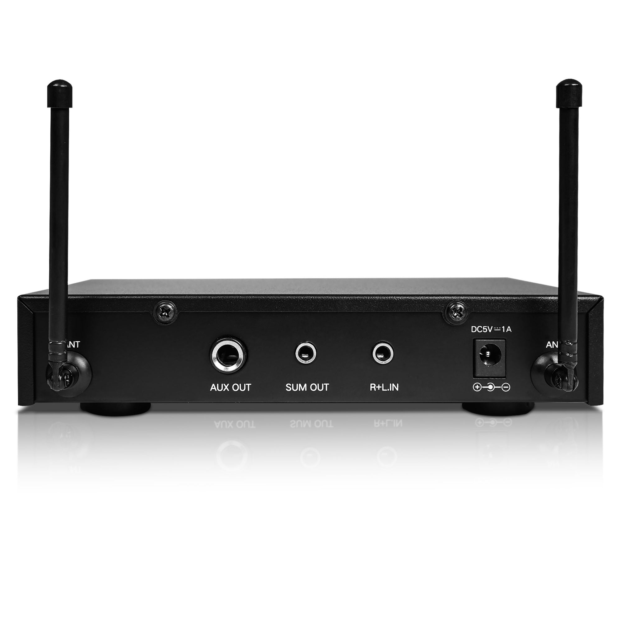 SWM16-KM 16 UHF Channels Wireless Microphone Karaoke & Mixer System ...