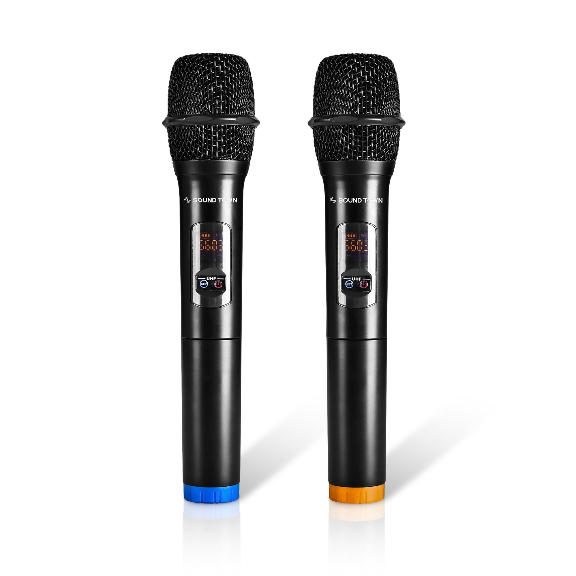 SWM16-KM 16 UHF Channels Wireless Microphone Karaoke & Mixer System ...