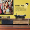Sound Town SWM16-PRO-R | REFURBISHED: Dual-Channel Compact Wireless Microphone Karaoke Mixer System supports Smart TV, Sound Bar, Home Theater, Receiver, Amplifier, PA speakers, All-in-One - with Optical (Toslink), AUX, ¼" Jack input and outputs