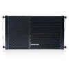 Sound Town ZETHUS-110PWX4 10" Powered Two-Way Line Array Loudspeaker System with Titanium Compression Driver, Black - Front Panel