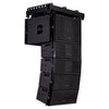 Sound Town ZETHUS-110S-205V2 ZETHUS Series Line Array Speaker System with One 10-inch Line Array Subwoofer, Four Compact Dual 5-inch Line Array Speakers, Black - Side