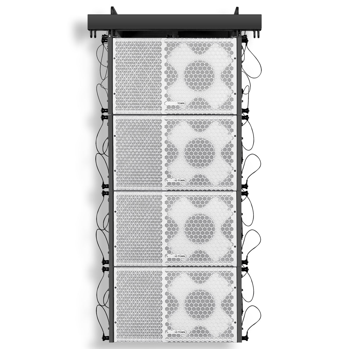 ZETHUS-110WX4 | 4x10” Line Array Loudspeakers w/ Flying Frame, Bi-Amp ...