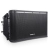 SOUND TOWN ZETHUS-112BPW ZETHUS Series 12” Powered 2-Way Line Array Loudspeaker System with Two Titanium Compression Drivers, Black for Live Sound, Club, Bar, Restaurant, Church and School - Right Panel