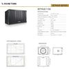 ZETHUS-115S ZETHUS Series 15” 1200W Passive Line Array Subwoofer - Specifications, Performance Curve, SPL vs. Frequency, Impedance vs. Frequency, Size & Dimensions