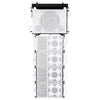 Sound Town ZETHUS-115SW110WX4 | Passive Line Array System with 15" 1200W Subwoofer, Four 10" Loudspeakers with Mounting and Flying Frame, Birch Plywood, White