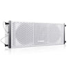 Sound Town ZETHUS-115SW208W ZETHUS Series 2 X 8” Line Array Loudspeaker System with Titanium Compression Driver, White - Right Panel