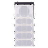 Sound Town ZETHUS-115SW208W ZETHUS Series Line Array Speaker System with One 15-inch Line Array Subwoofer, Four Compact 2 X 8-inch Line Array Speakers, White