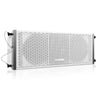 Sound Town ZETHUS-115SWPW208WV2X2 ZETHUS Series Line Array Speaker System with One 15-inch Powered Line Array Subwoofer, Two Compact 2 X 8-inch Line Array Speakers, White - loudspeaker right panel