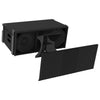 Sound Town ZETHUS-118S210X4 ZETHUS Series 2 x 10 inch Line Array Loudspeaker System with Dual Titanium Compression Drivers, Full Range/Bi-amp Switchable, Black - 3D image, without Grill
