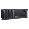 Sound Town ZETHUS-205V2 ZETHUS Series 2 X 5” Line Array Loudspeaker System with Titanium Compression Driver, Black - Right View