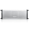 Sound Town ZETHUS-205WV2X4 ZETHUS Series Line Array Speaker System w/ Four White Compact 2 X 5-inch Line Array Speakers, White - Loudspeaker Front Panel