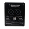 Sound Town ZETHUS-208BV2-2PAIRS Dual 8-inch Line Array Speaker System, Black - Jack Plate