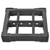 Sound Town ZETHUS-208WV2X4 ZETHUS Series Line Array Speaker System with Four Compact 2 X 8-inch Line Array Speakers, White - Frame Side View