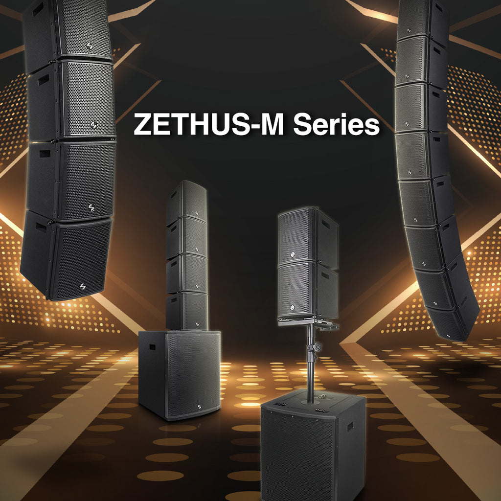 Sound Town ZETHUS-M115SM3X2 ZETHUS Series Line Array Speaker System with One 15" Subwoofer, Two Compact 6 x 3" Line Array Speakers, Black - ZETHUS-M Series, Ultra-Compact & Lightweight Line Array Systems