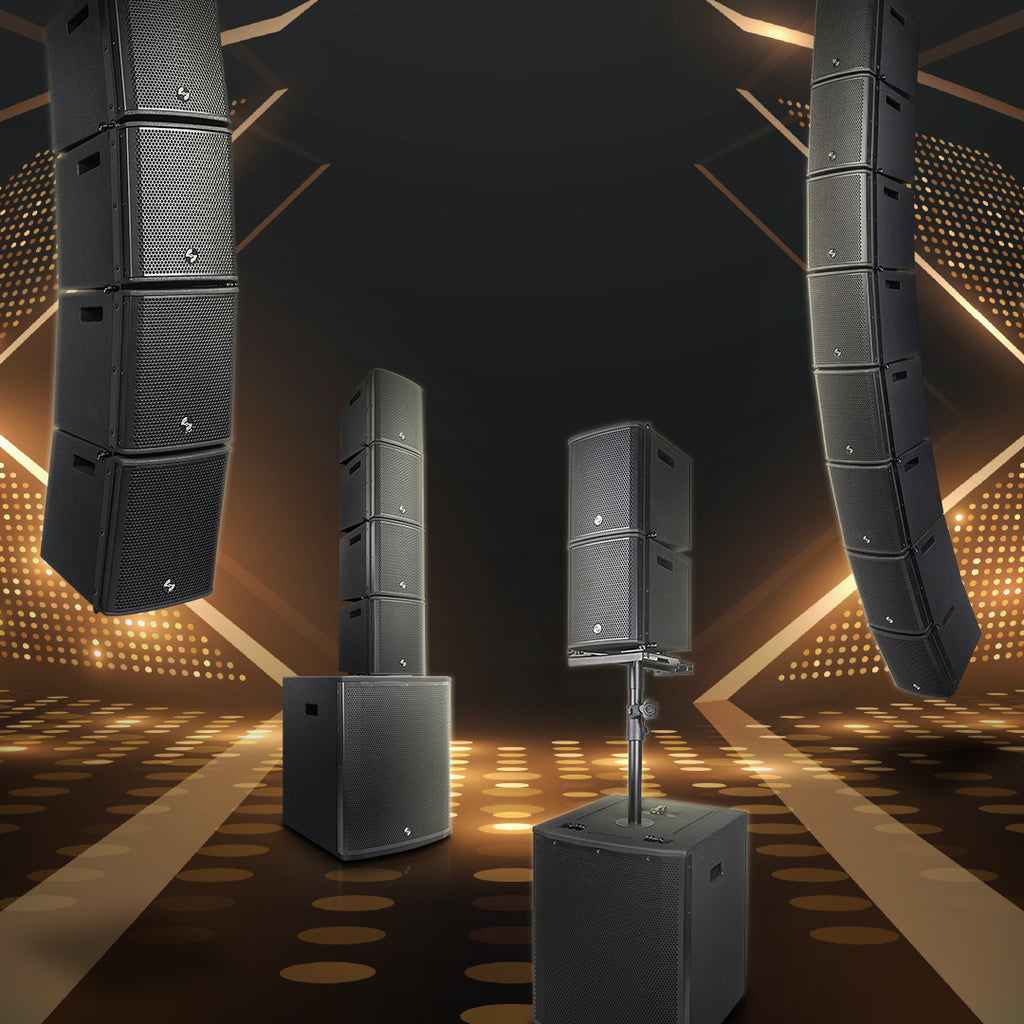 ZETHUS-M3X4 | Line Array System w/ Four Compact 6 x 3