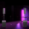 Sound Town ZETHUS-M115SM3X2 ZETHUS Series Line Array Speaker System with One 15" Subwoofer, Two Compact 6 x 3" Line Array Speakers, Black - Live Events, Clubs, Lounges, Restaurants, DJs
