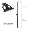 Sound Town ZETHUS-M3AD ZETHUS Series Subwoofer Speaker Stand and Mounting Adapter for ZETHUS-M3 Line Array - Size and Dimensions
