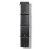 Sound Town ZETHUS-M3X4 ZETHUS Series Line Array Speaker System with Four Compact 6 x 3" Line Array PA Speakers and One Flying Frame, Black - Full-Range