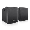 Sound Town ZETHUS-M3 ZETHUS Series 2-Pack Compact Passive Line Array PA Speakers, Black, for Live Sound, Stage Performance, Clubs, Churches and Schools - Pair
