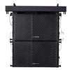 Sound Town ZETHUS-110PWX2 ZETHUS Series 1200W Powered Line Array Speaker System with Two 10-inch Powered Line Array Speakers, Black for Installation, Live Sound, Bar, Club, Church - Set